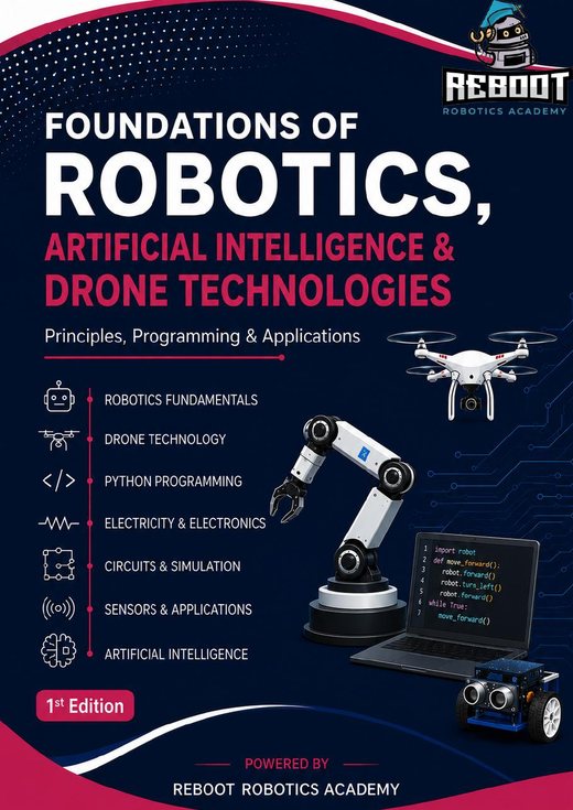 Foundations of Robotics, Artificial Intelligence & Drone Technologies — book cover